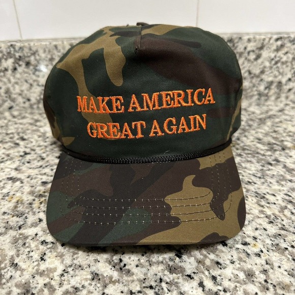 Official MAGA Trump Made in USA Cali Fame Camo Make America Great Again Hat Cap - Picture 1 of 8